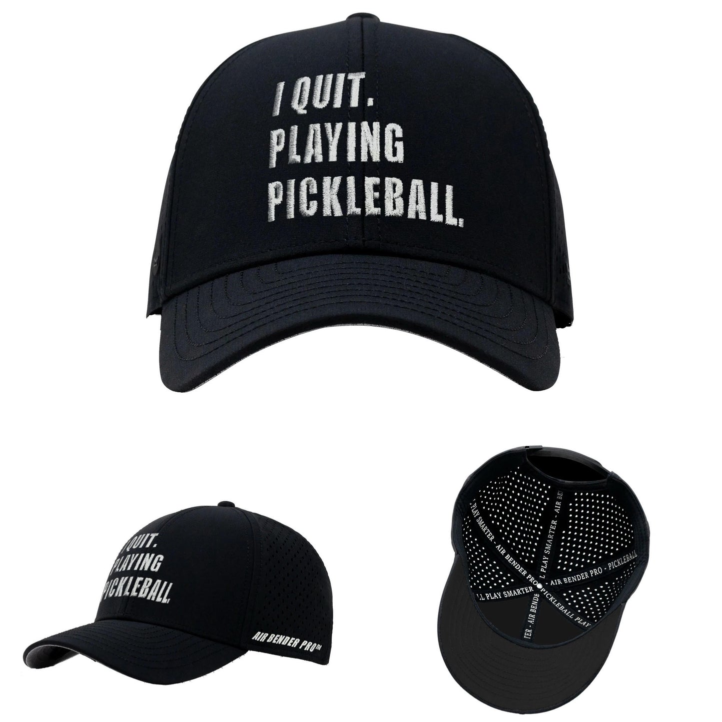 Air Bender Pro™ Hydro Embroidered Hat (Black)